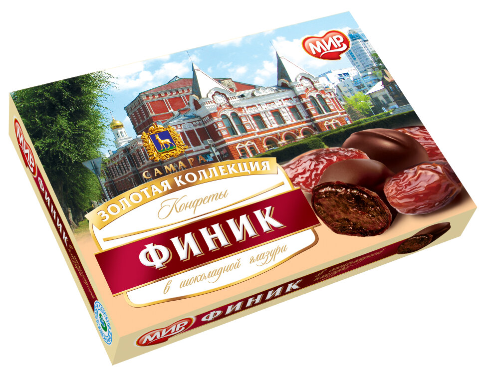  КФ МИР Финики в шоколадной глазури 160г  в Пыть-яхе